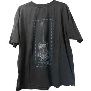 Vintage Y2K House of Blues Guitar Double Sided Shirt Adult XL